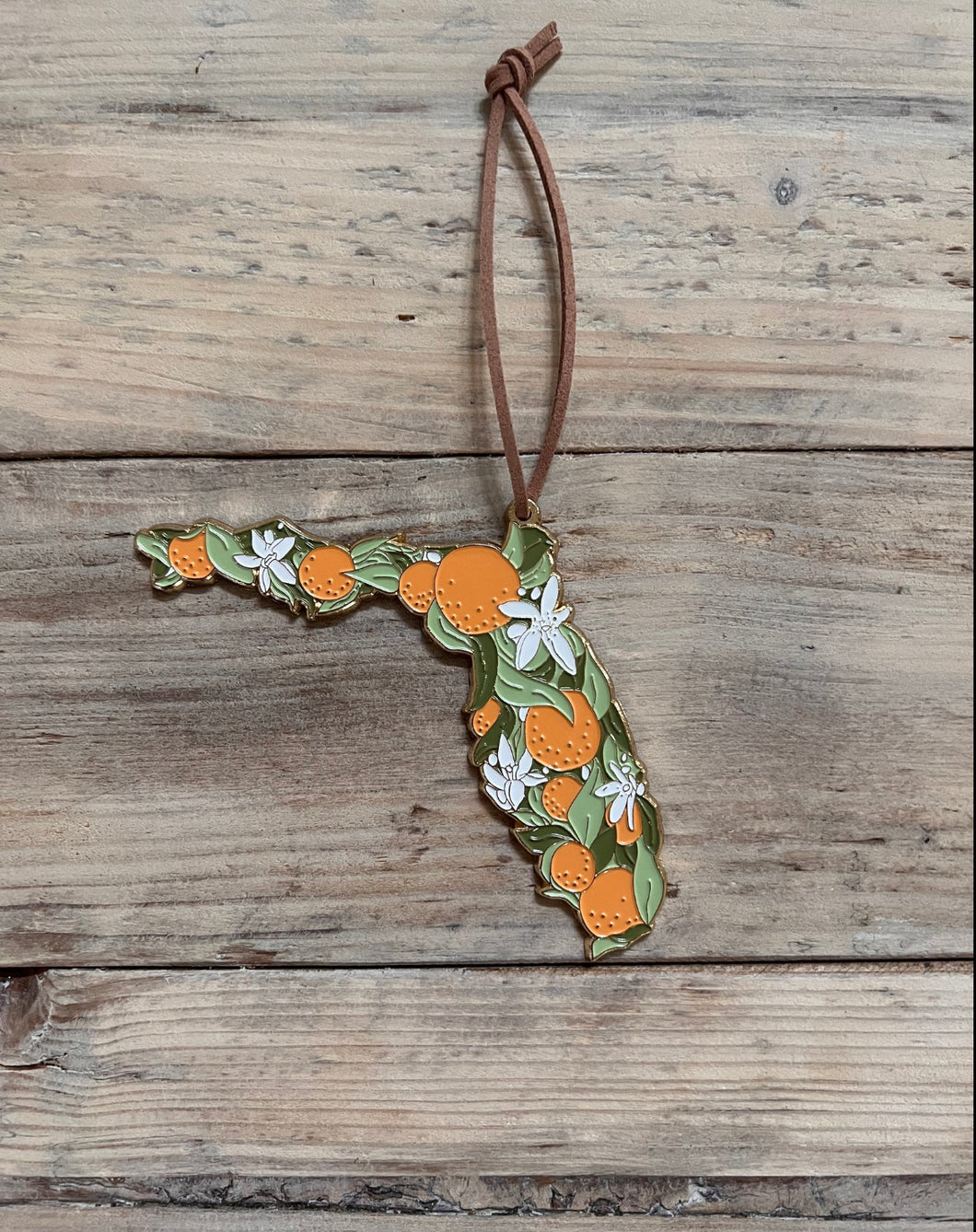 Florida Enamel Ornament